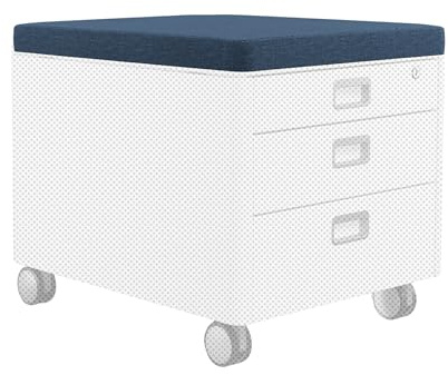 Moll Pad Sitzkissen für Rollcontainer | Bequeme Sitzauflage für Pro & Cubic | abnehmbar & pflegeleicht | ideale Ergänzung Kinderschreibtische | Made in Germany