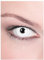 Kontaktlinse Jahreslinse - weiße Motivlinse mit Sehstärke (1 Stück) - Dioptrien: -2,5 - ideal für Halloween, Karneval & Motto-Party