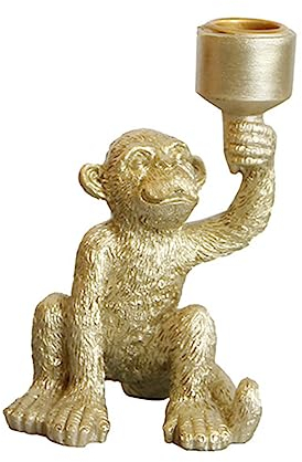 KieTeiiK Lustige Affen Kerzenhalter Mittelstücke Tischdekoration Bar Hochzeit Geburtstag Party Ornament Kerzenständer Weihnachtsdekoration Kerzenhalter