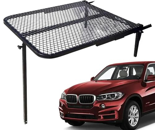 Reifentisch, Fahrzeugreifenmontierter Campingtisch, Reifentischfahrzeugreifenmontierter Stahlarbeitstisch for Reisen, Tailgating, Overlanding Und Outdoor, Stahl