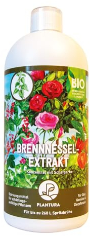 Plantura Bio-Brennnessel Extrakt, natürliches Pflanzenstärkungsmittel, 1 L für 260 L Spritzbrühe