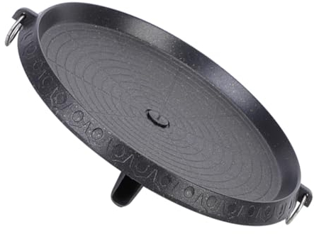 RORPOIR Poêle à pâtisserie antiadhésive pour barbecue plaque de cuisson pour barbecue outil de barbecue extérieur outil de rôtissage facile à utiliser