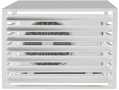 Couvercle de climatiseur, écran de clôture de confidentialité, boîtier d'unité de climatisation extérieure, pompes à chaleur robustes, clôture cache-poubelle, clôture en aluminium sans creuser pour ja