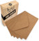 Japun – Briefumschläge (100 Stück) aus Kraft-Papier, Kuvert, Umschlag ohne Fenster - DIN B6-175 x 125 mm - braun