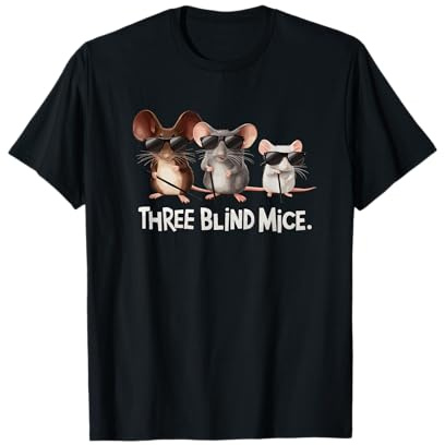 Three Blind Mice Nursery Rhyme Halloween Costume T-Shirt