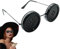 EHOTER Coraline - Gafas de ojo con botón para cosplay de la película Coraline 2024, gafas extraíbles para Halloween, cosplay, lentes de sol divertidos para niños y adultos (B)