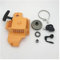 EGRMZ Compatible Replacement Parts Compatible with 350 351 Recoil Rewind Pull Starter Clutch Drum Sprocket Rim Oil Pump Brake Band Bearing Chainsaw