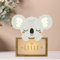 WONDEE Personalisierte Geschenke Baby, Nachtlicht Baby Koala, Geschenke zur Geburt, Taufgeschenke für Mädchen und Jungen Personalisierte - Nachttischlampe kinder, baby geschenk personalisiert