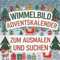 Wimmelbild Adventskalender zum Ausmalen und suchen