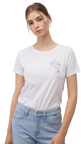 Mavi Damen Cat Drink Tee T-Shirt (1er Pack)