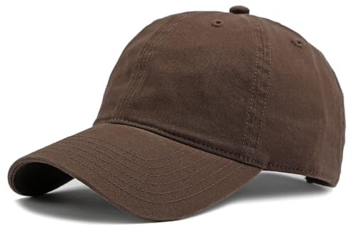 BABAHU Baseballkappe für Herren und Damen, einfarbig, blanko, verstellbar, Klassische Baseballkappe, 100% Baumwolle, Golfmütze