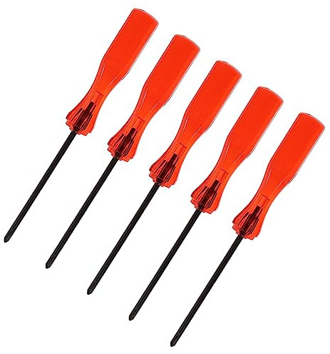 SHINEOFI 5pièces Tournevis Triwing Y-tip Rouge Set Pour Ds Switch Réparation Jeux Portable