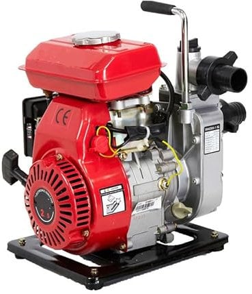 LINX IBERIC Motobomba Autoaspirante SR40 - Motor 4 Tiempos, 2,5 HP, 11.000 L/h, Aspiración 7 m, Chasis Reforzado, Alerta de Aceite, 3.600RPM 175.840