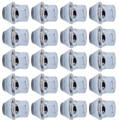 Siuku Dadi Ruota Compatibile con Ford per Focus 1998-2018 Bullone Dadi Ruota in Lega M12 X 1,5 19MM