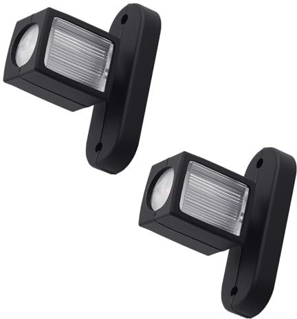 PROZOR LED Seitenmarkierungsleuchten 2PCS Begrenzungsleuchten IP65 Seitenleuchten Markierungsleuchten für Lkw Positionsleuchten Anhänger