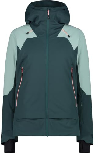 CMP Woman Jacket FIX Hood Trek Green