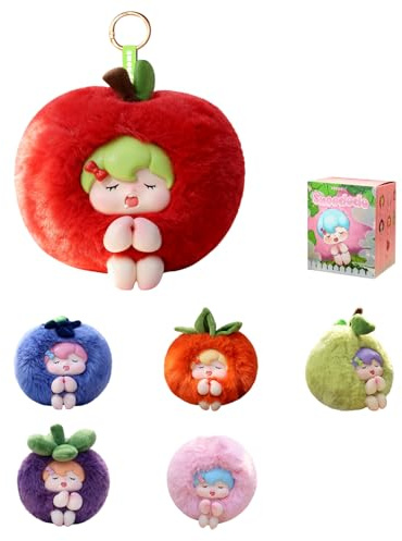 Popobox Fruit Plush Series Blind Box Figures, Random Design Action Figures
