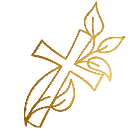 Taufe Tortendeko,Kommunion Torte Kreuz Torten Deko Junge Mädchen Konfirmation Topper Erste Firmung Cake Gold Kuchendeko Erstkommunion Tauftorte Tortenstecker Kuchen Dekoration,für Kuchendekoration (A)