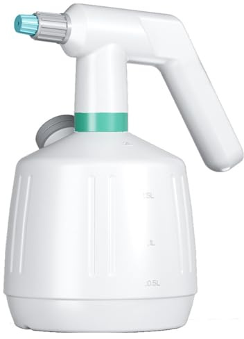 Monwssoe 2L Electric Spray Bottle, Portable Electric Sprayer for Garden & Home Cleaning, Rechargeable Automatic Spray Bottle with Adjustable Nozzle, Lightweight Water Sprayer for Plants