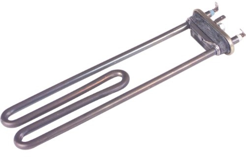 Alternativ Heizung mit Loch für NTC, Leistung: 1950 Watt, Tauchlänge ab Flansch: 255 mm, Befestigungsmaße: 70 x 18mm wie Original Nr: 265961, passend für: Bosch und Siemens Geräte