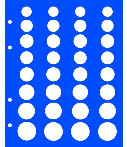 Safe 7829 TOPset Feuille supplémentaire Neutre pour Jeux de pièces de Monnaie de Cours Euro en Capsules