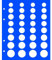 SAFE 7829 TOPset neutrales Ergänzungsblatt für Euro-Kursmünzensätze in Kapseln