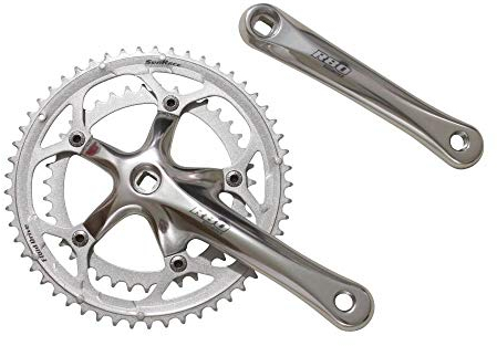 SUNRACE Art: Uni 305851850 Garnit.Corta All.50/34 8V SIL, Rot, Einheitsgröße
