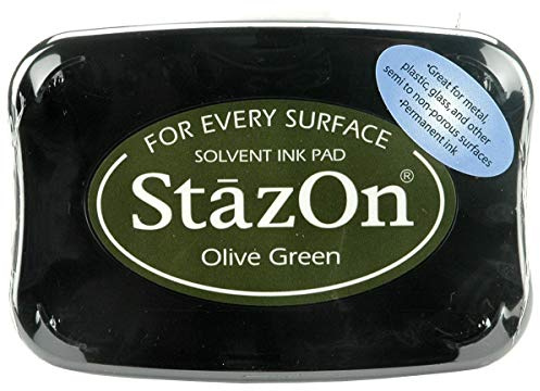 StazOn Color Ink Pad Color: Olive Green by Tsukineko