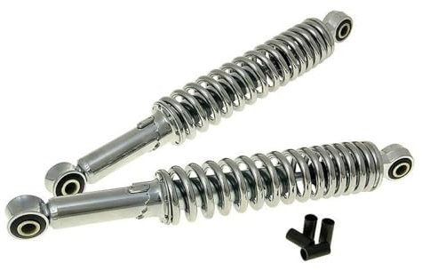 Stoßdämpfer Satz 360mm Chrom Sachs Hercules Mofa Prima G3 GX und GT Presto Pronto