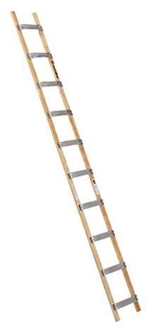 Euroline Holz/Alu-Dachdeckerauflegeleiter Nr. 11102