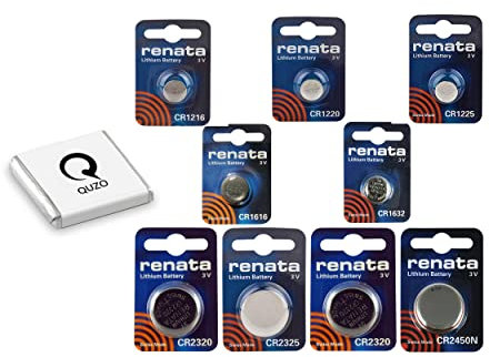 5 x Renata CR2032 Knopfzelle/Knopfzelle