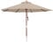 anndora® Sonnenschirm Gartenschirm 3,5 m rund - UV Schutz + Winddach - Dark Natural
