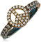 Esprit Damen-Ring 925 Sterling Silber rhodiniert Kristall Zirkonia brilliance peace gold weiß