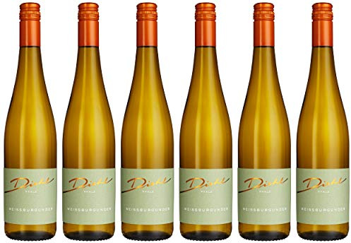 Weingut Diehl Weißburgunder – Trockener Weißwein aus der Wein-Region Pfalz (6 x 0,75l)