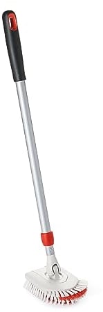 OXO Good Grips Extendable Tub & Tile Brush, Red