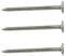 Bulk Hardware BH03744 Clou à tête plate extra large, Set de 500 Pièces