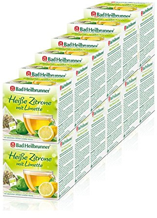 Bad Heilbrunner Heiße Zitrone mit Limette 12er Pack