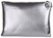 Zoonai Pochette da donna, con cinturino da polso, da sera, grandi dimensioni, in pelle Argento Taglia unica