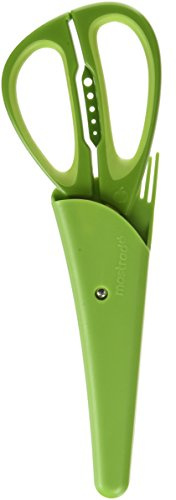 Mastrad F24478 Ciseaux à Herbes, Acier, Vert, 24 x 8 x 2,5 cm