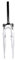 Fourche VTC 28 Zoom 141 AMS Suspension Grise Ahead Set 1 1/8 reglable v-Brake+Disque is