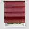 Delien Voile Raffrollo mit Falten Desgin unifarbene Faltrollo mit Tunnelzug transparente Gardine BxH 100x140cm winerot 1 St.
