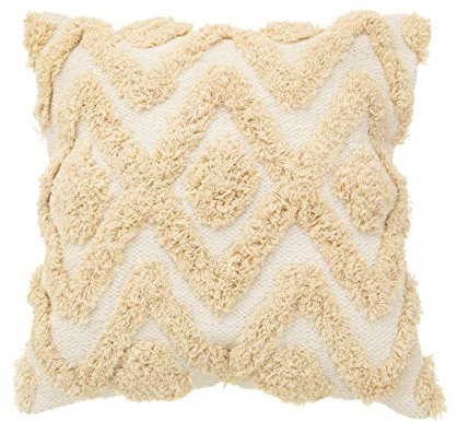 Sass & Belle Blanca Tufted Diamond Cushion