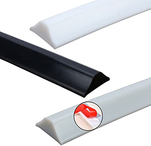 ZHXQ 100cm Caucho de Silicona Tiempo de Gaza Diseño Tira de Juntas para Puertas y Ventanas,Profesional de insonorización Prueba de Polvo Impermeable a Prueba de Viento