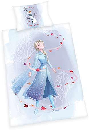 Herding Disney's Die Eiskönigin 2 Bettwäsche-Set, Mehrfarbig, 40 x 60 cm, 100 x 135 cm