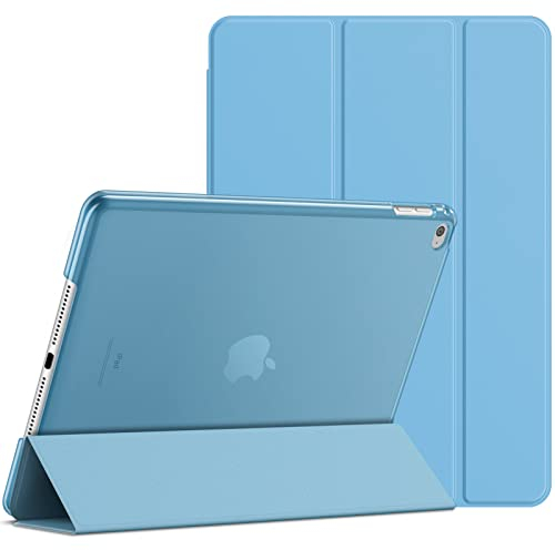 JETech Hülle für iPad Air 2, Schutzhülle mit Ständer Funktion und Auto Schlaf/Wachen (Blau)