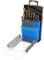 NORTOOLS 19 Stück HSS M35 Cobalt 5% Metallbohrer Bohrer DIN338 mit 135 °Split Point 1-10 mm x 0,5 mm