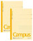 Kokuyo Campus Notebook Semi B5 (252x179mm) - 35 Zeilen x 30 Seiten - Gelb Cover - Hergestellt in Japan ノ -3cbn -y - Set von 2 Notizbüchern