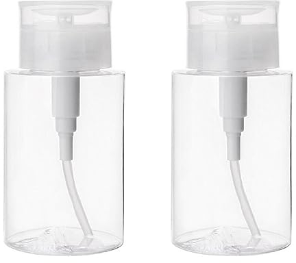 minkissy 2pcs Sub-packing Press The Bottle Travel Containers for Toiletries Travel Lotion Container Travel Size Toiletries Containers Dispenser Push down Travel Micellar Water Liquid Holder