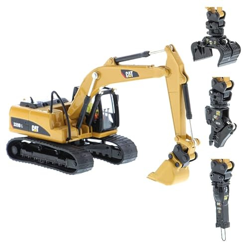 FloZ Pelle hydraulique CATERPILLAR 320D L avec outils de travail interchangeables 1/87 modèle de camion pré-construit