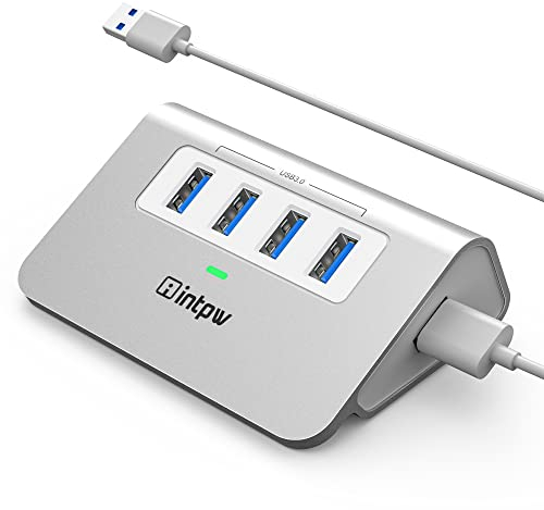 USB Hub, 4 Puertos USB 3.0 Hub Multi USB Port Expander Dongle USB Extension Multiport Adapter with 3.3ft Cable USB Splitter for Laptop, PC, Xbox, Flash Drive, Printer, Camera, Keyborad, Mouse